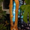 Live Edge Lamp - Small Blue - Image 3